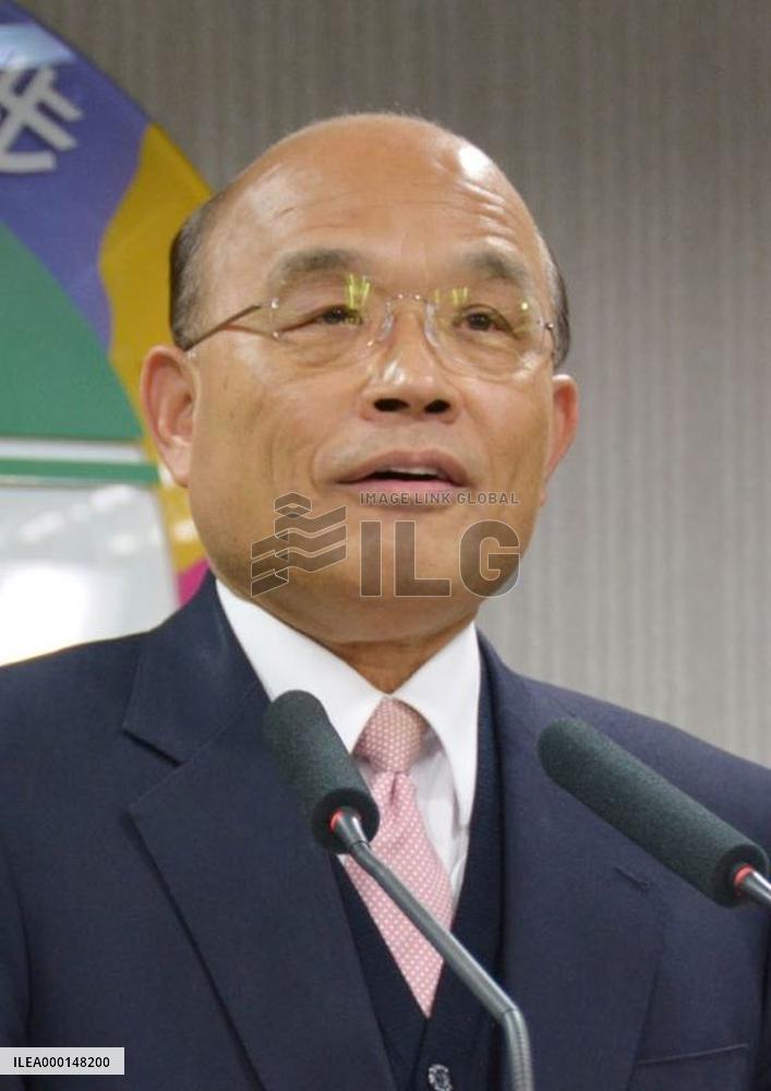 Su Tseng-chang appointed as Taiwan's new premier
