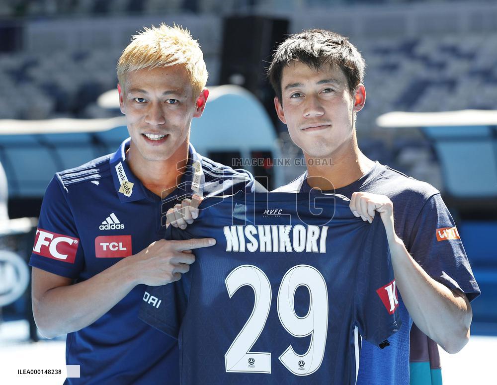 Kei Nishikori and Keisuke Honda