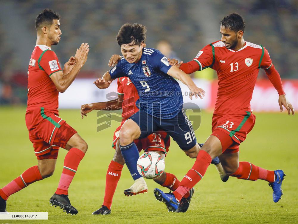 Football: Japan vs. Oman at Asian Cup
