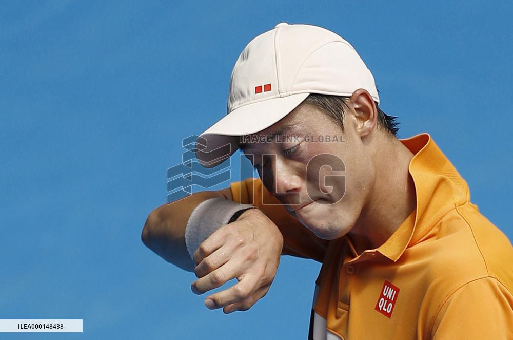 Tennis: Nishikori at Australian Open