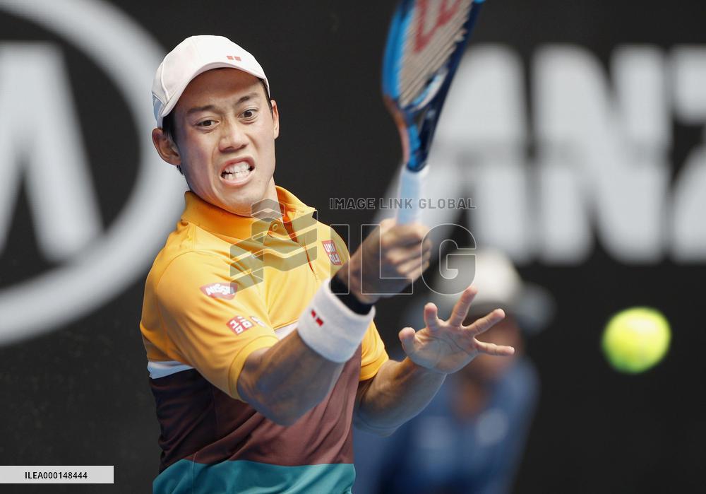 Tennis: Nishikori at Australian Open