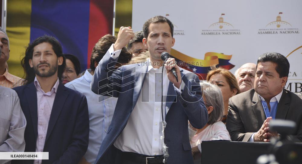 Venezuelan opposition leader Juan Guaido