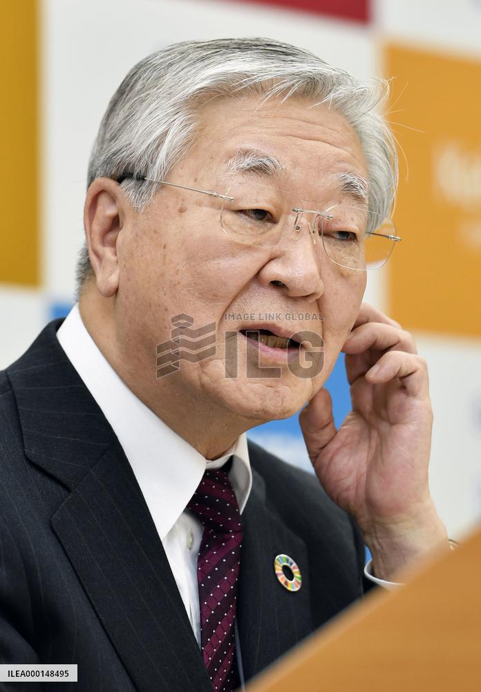 Keidanren chief Nakanishi