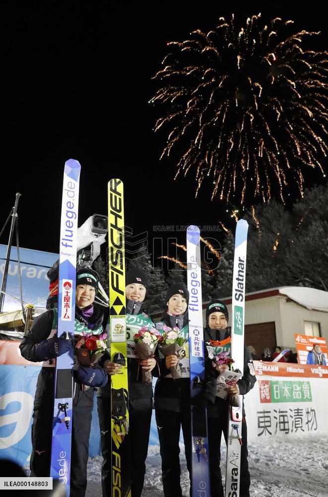 Ski jumping: Women's team event at World Cup
