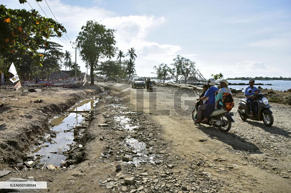 1 month after Indonesia tsunami