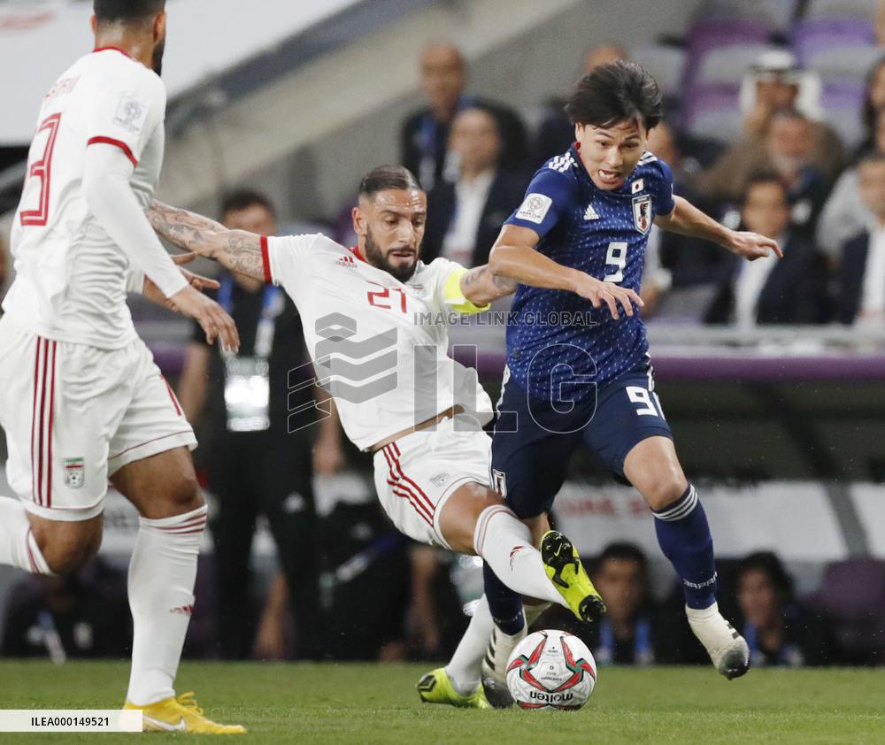 Football: Japan-Iran at Asian Cup semifinal