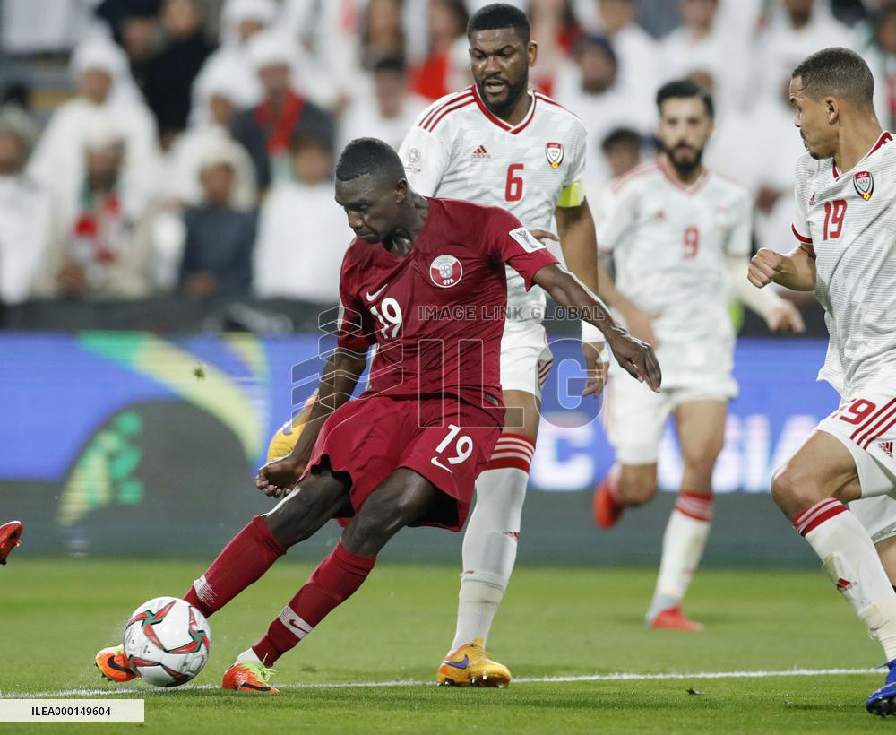 Football: Qatar vs UAE at Asian Cup