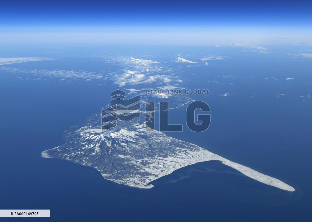 Russian-held islands in northern Japan
