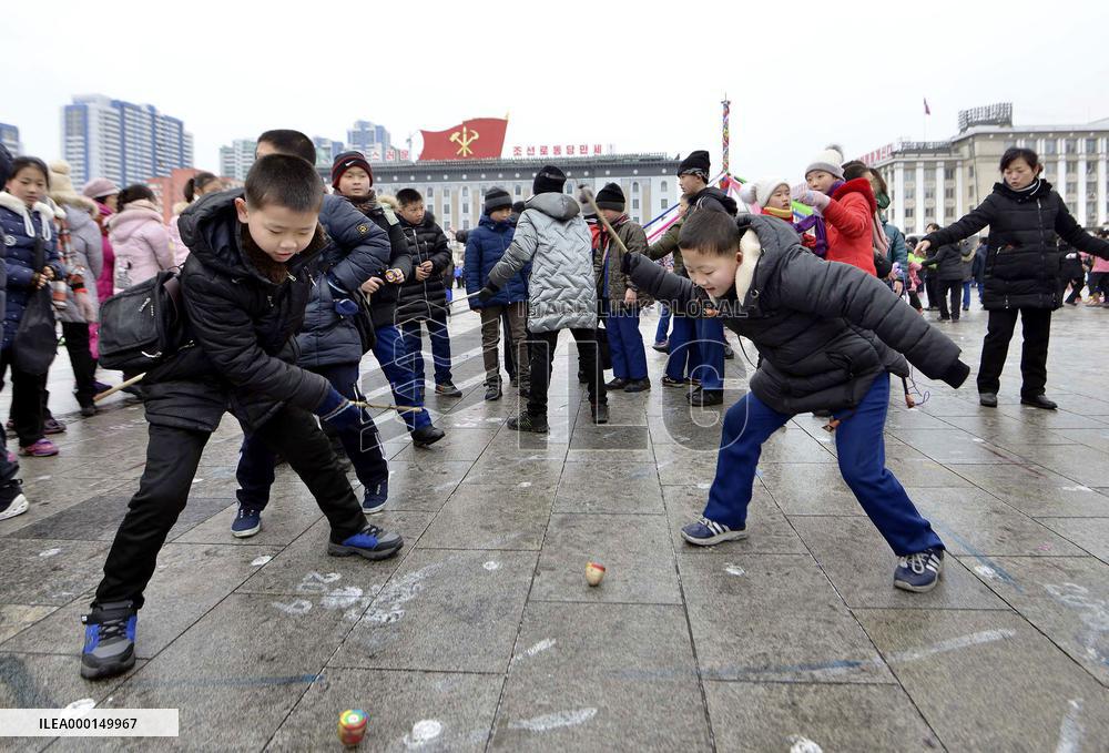 Lunar New Year's Day in Pyongyang