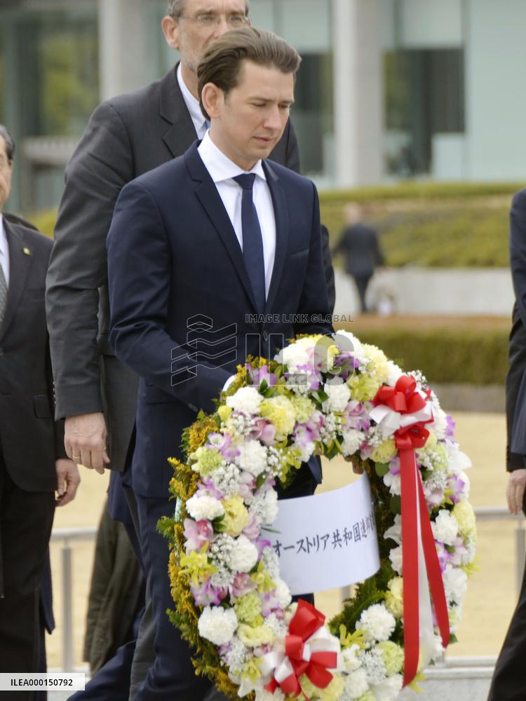 Austrian leader in Hiroshima