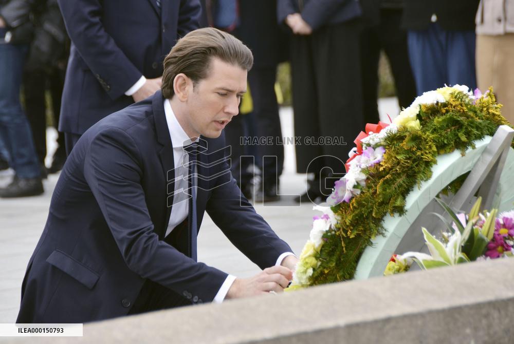 Austrian leader in Hiroshima
