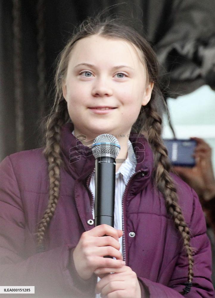 School strike for climate in Brussels
