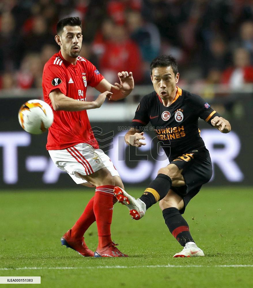 Football: Galatasaray vs Benfica in Europa League