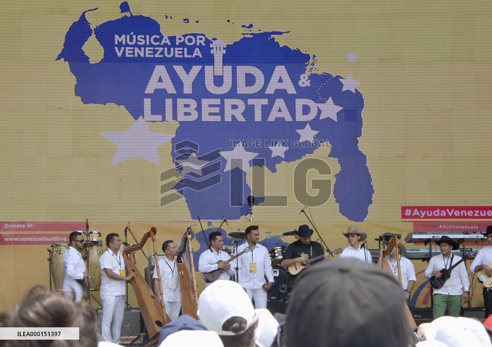Charity concert in Venezuela