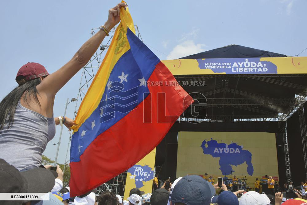 Charity concert in Venezuela