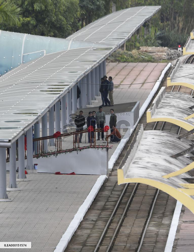 Vietnamese border town with China