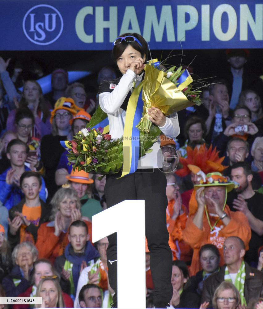 Speed skating: Kodaira wins women's title at world sprint c'ships