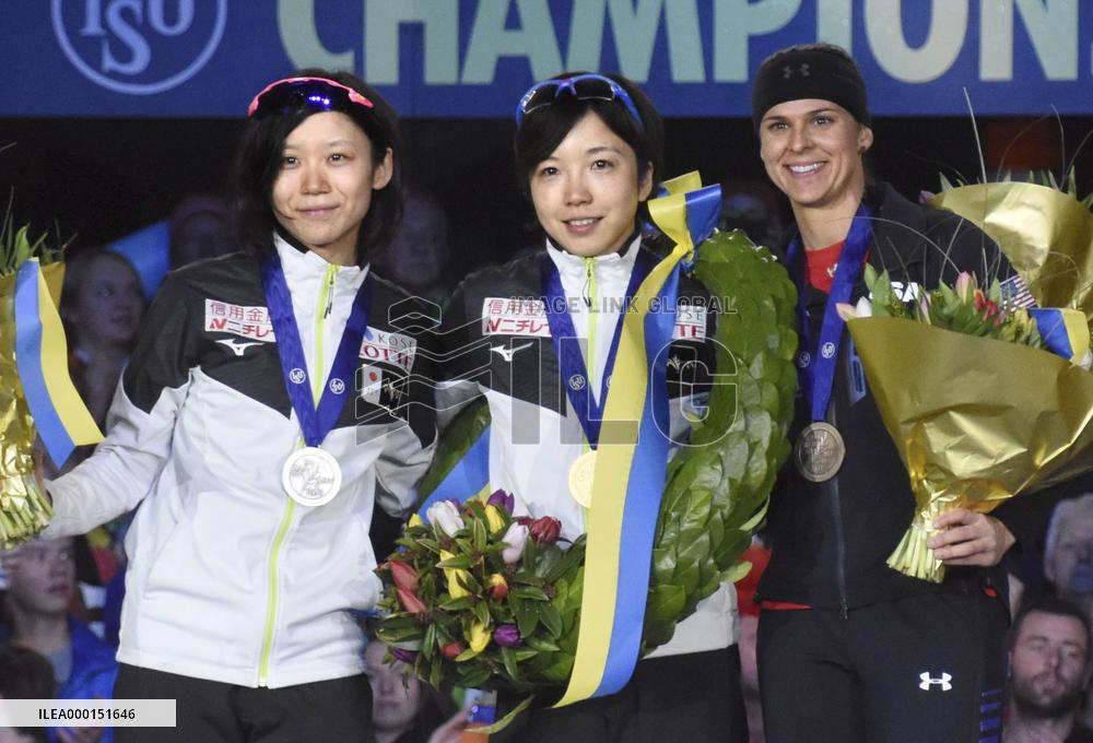 Speed skating: Kodaira wins women's title at world sprint c'ships