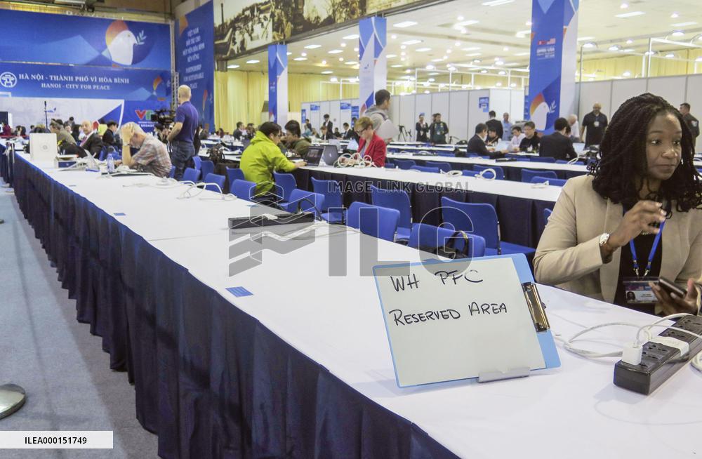 Media center for U.S.-N. Korea summit