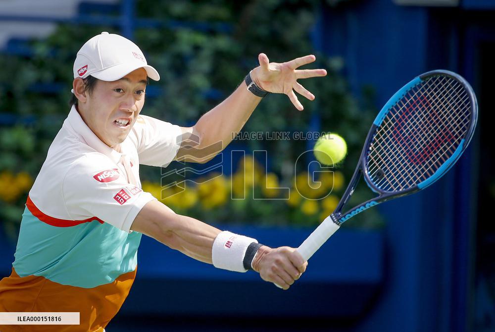 Tennis: Nishikori at Dubai c'ships