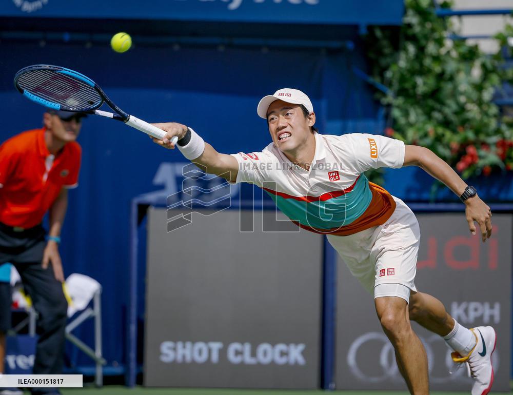 Tennis: Nishikori at Dubai c'ships