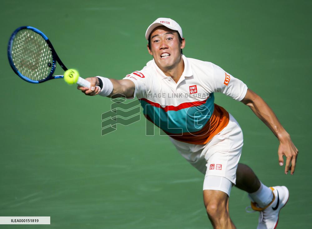 Tennis: Nishikori at Dubai c'ships