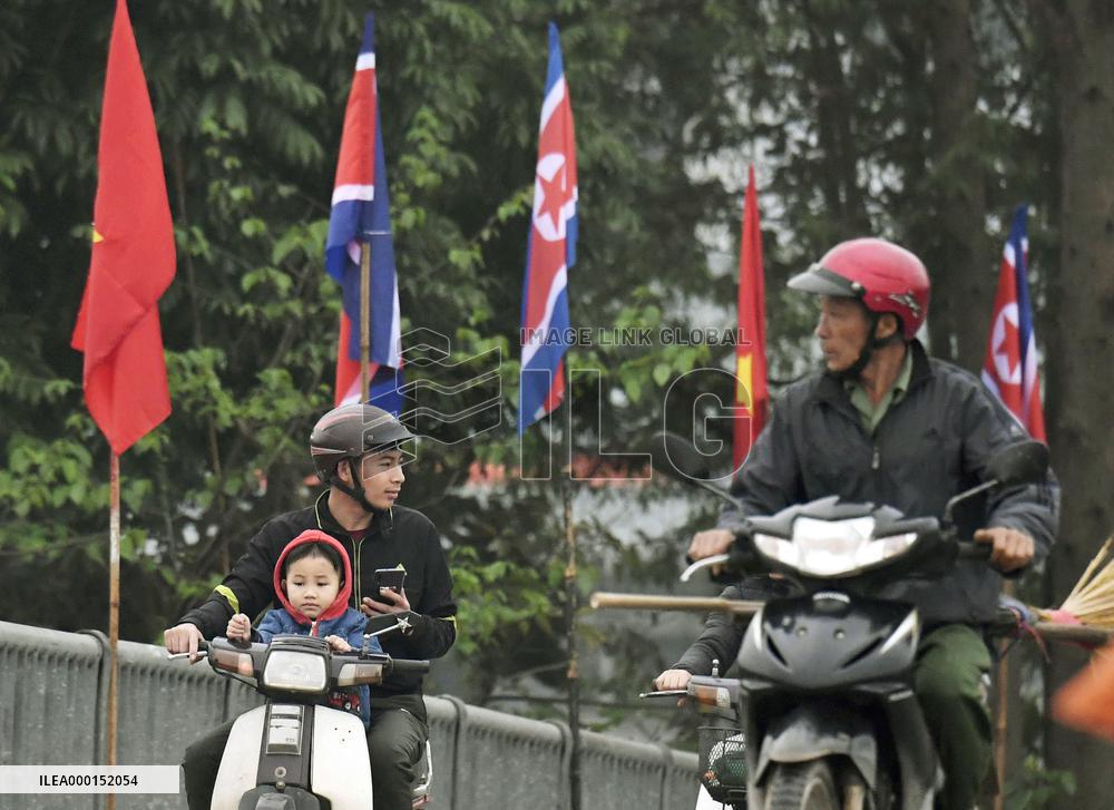 Kim Jong Un on way home