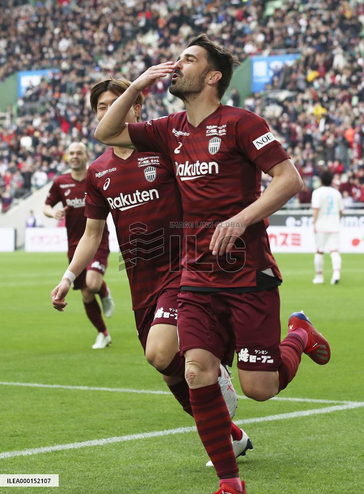 Football: Vissel Kobe-Sagan Tosu in J-League