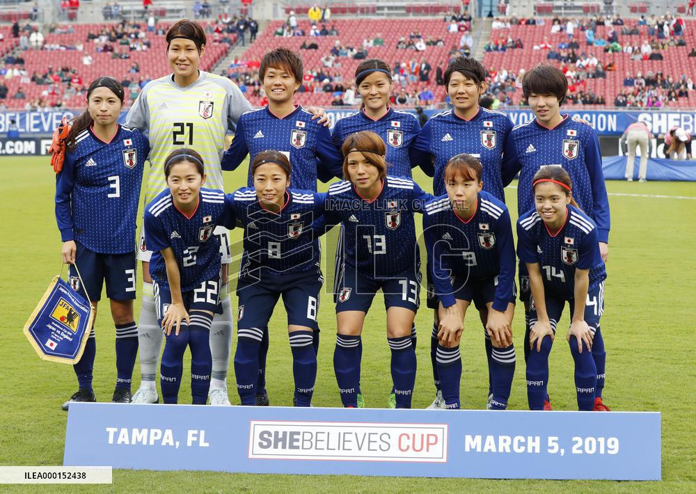 Football: Japan-England at SheBelieves Cup