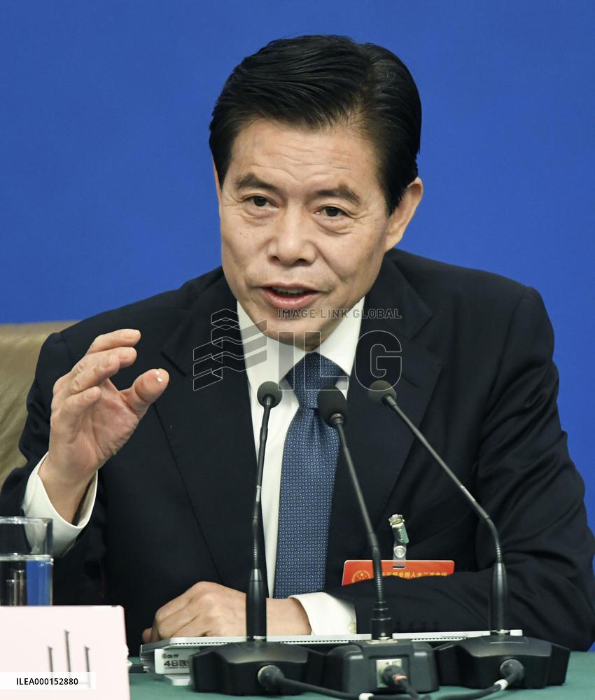 Chinese Commerce Minister Zhong Shan