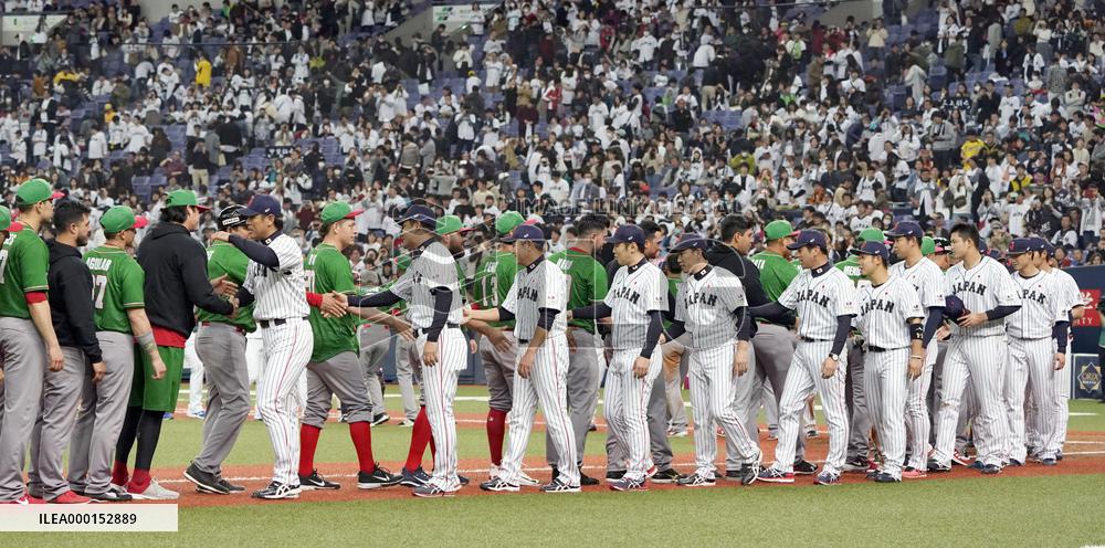 Baseball: Japan-Mexico exhibition series