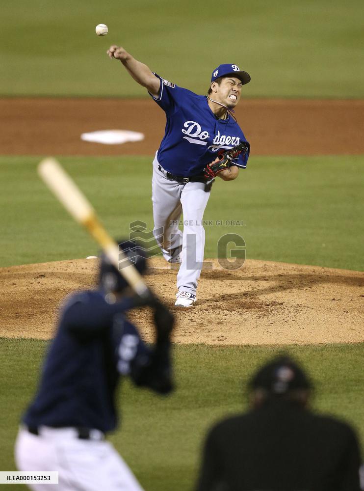 Baseball: Dodgers' Kenta Maeda