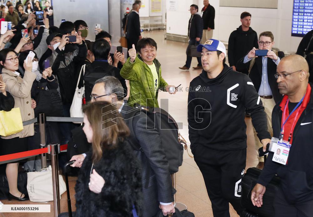 Baseball: Mariners' Kikuchi in Japan for opening series