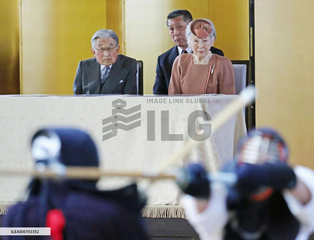 Japan Emperor Akihito, Empress Michiko
