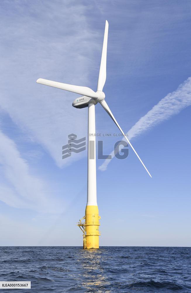 Offshore wind turbine in Nagasaki