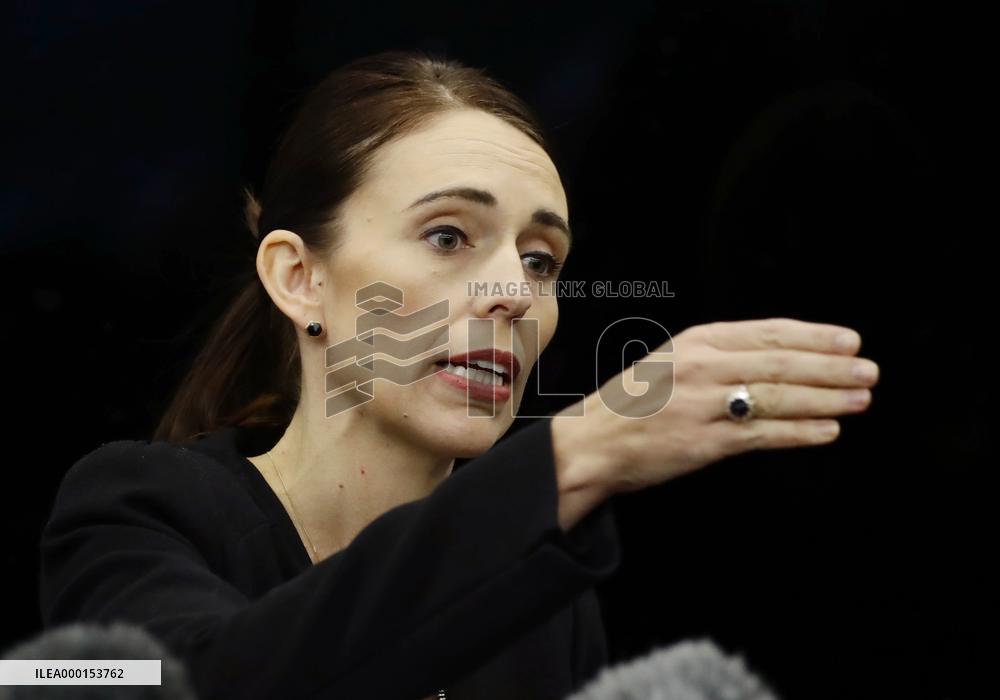 New Zealand PM Ardern in Christchurch