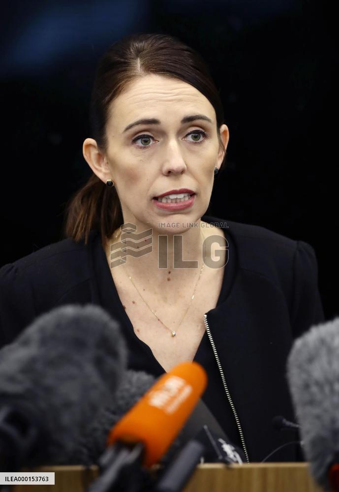 New Zealand PM Ardern in Christchurch