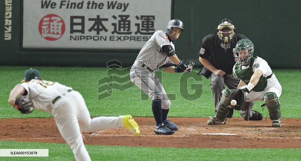 Baseball: A's-Mariners opening series in Japan