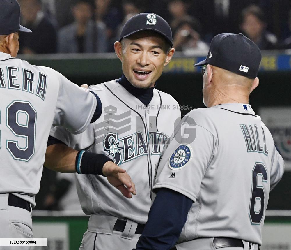 Baseball: A's-Mariners opening series in Japan