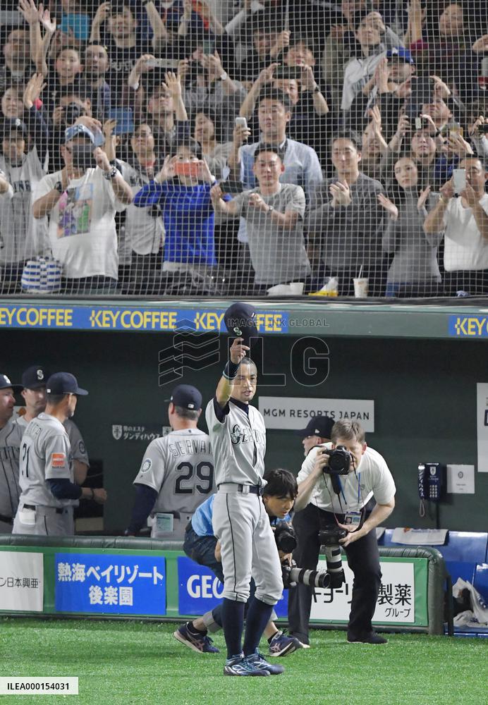 Baseball: A's-Mariners opening series in Japan