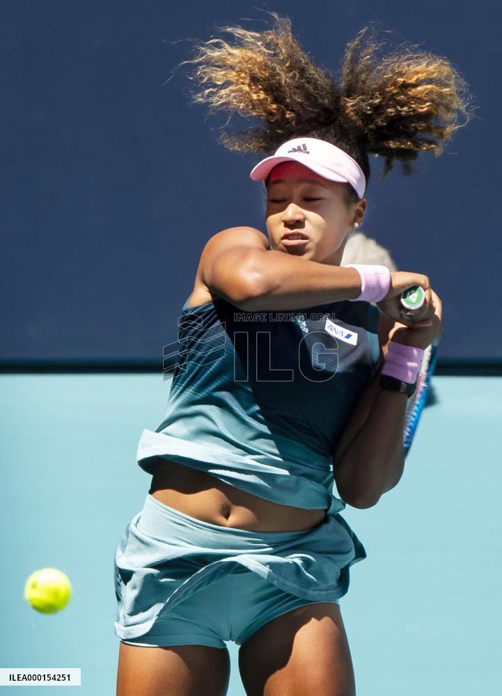 Tennis: Osaka at Miami Open