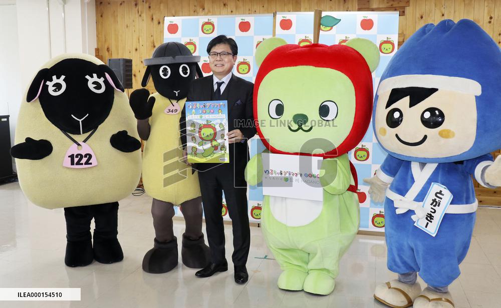 Annual mascot contest in Japan