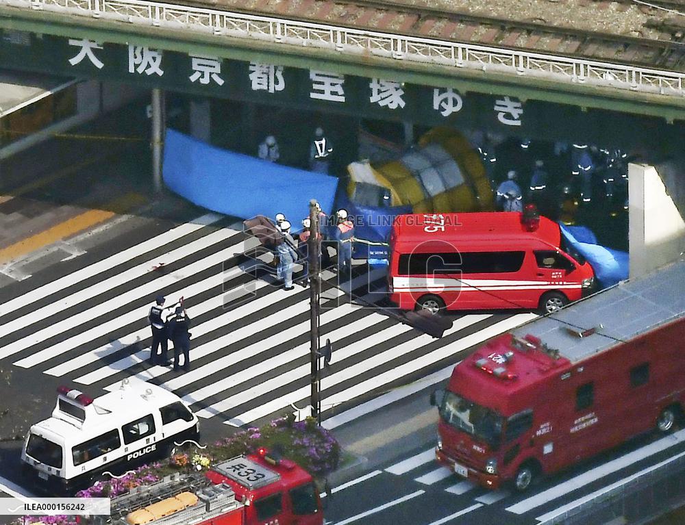 Fatal bus accident in Kobe