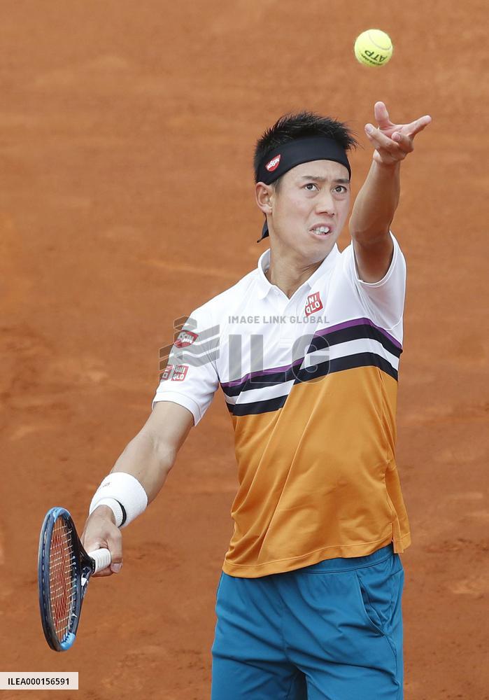 Tennis: Nishikori reaches Barcelona Open q'finals