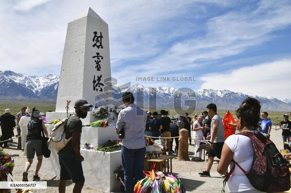 Internment camp for Japanese-Americans in California