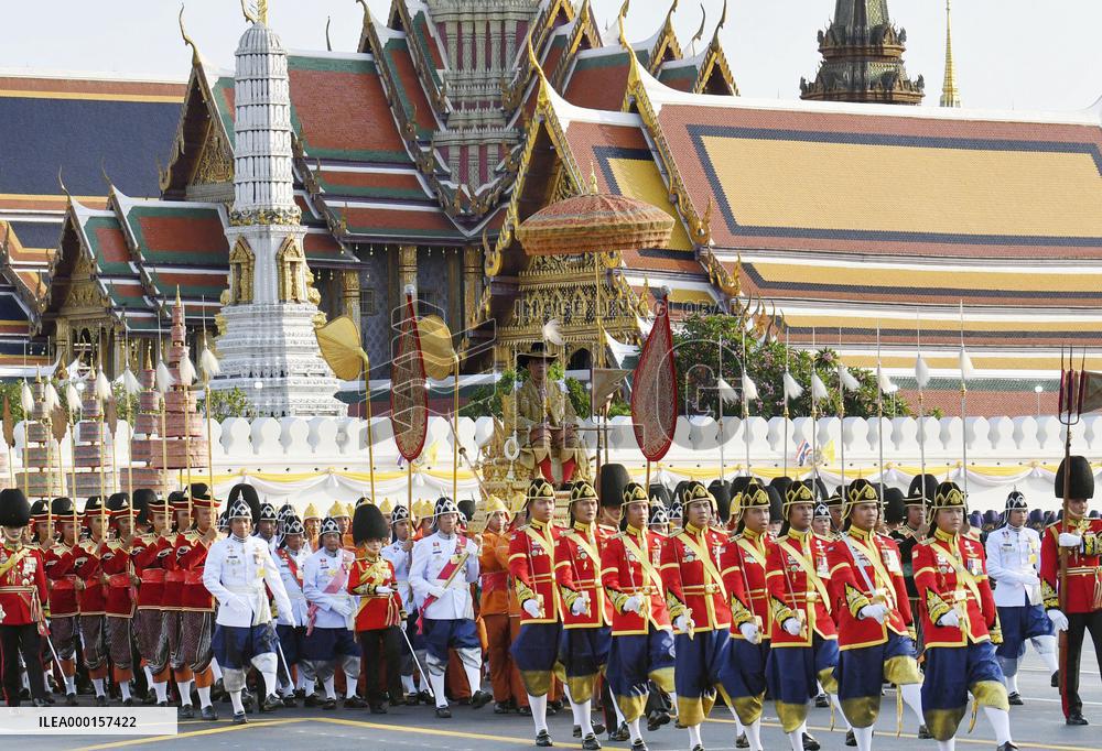 Royal procession of Thai king