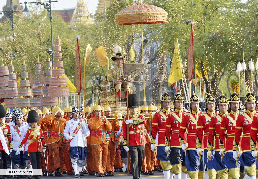 Royal procession of Thai king