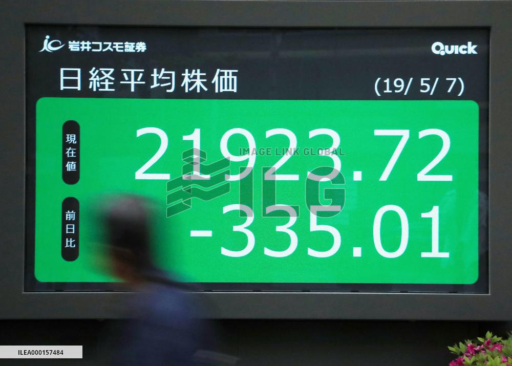 1st day after Japan's 10-day holiday period