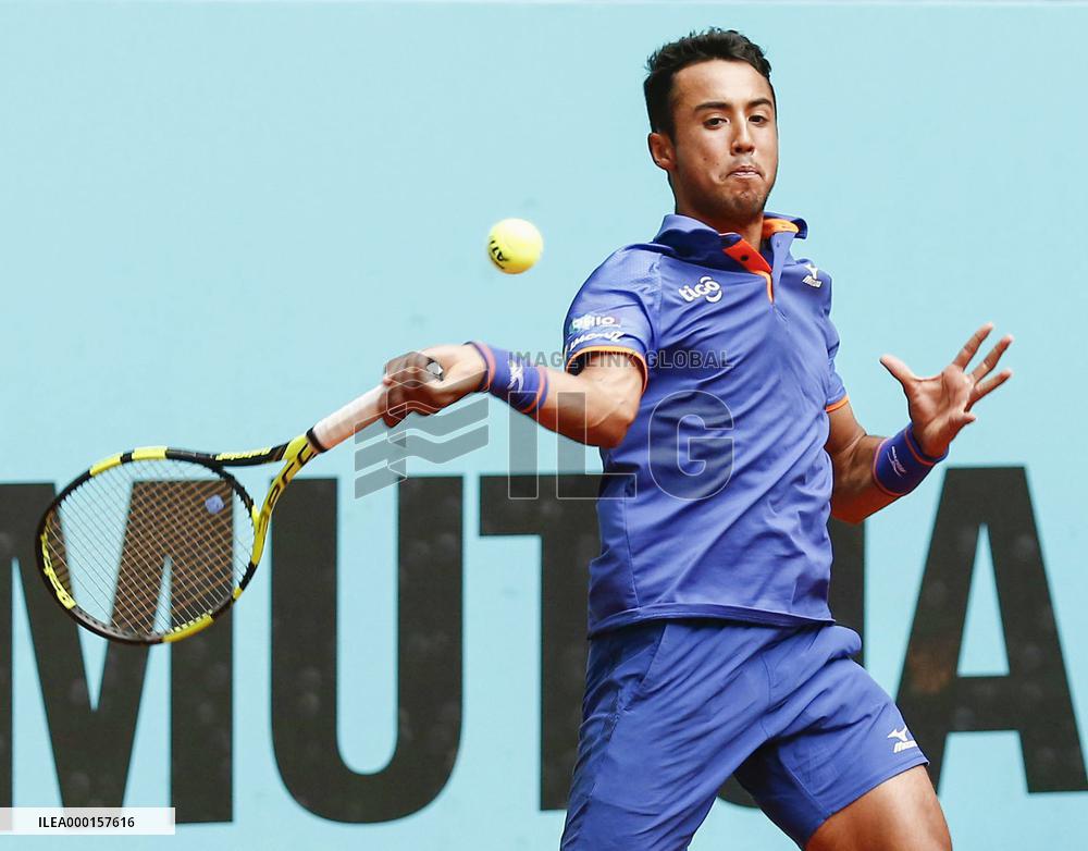 Tennis: Hugo Dellien at Madrid Open