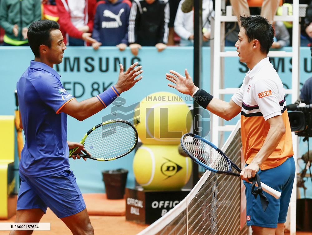 Tennis: Kei Nishikori at Madrid Open